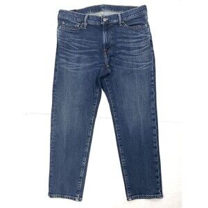 Abercrombie & Fitch Men 32 Rustin Athletic Slim Jeans Dark Wash Stretch Gorpcore